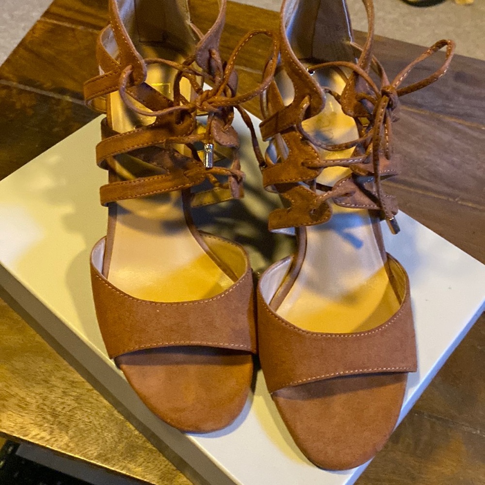 Franco Sarto brown sandals